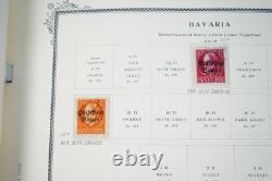 GERMANY AREA 1850s-1950s COLLECTION OF 875+ STAMPS MINT & USED SCOTT ALBUM
