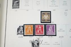 GERMANY AREA 1850s-1950s COLLECTION OF 875+ STAMPS MINT & USED SCOTT ALBUM