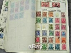 GERMANY, AUSTRIA, old time Stamp Collection hinged in an OLD Briefmarken album