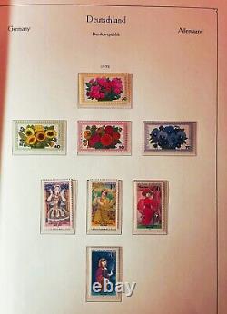 GERMANY & BERLIN mint MNH hingeless Kabe album! Valuable Collection 1975-1985