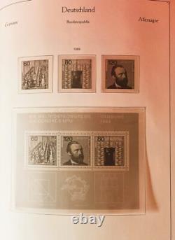 GERMANY & BERLIN mint MNH hingeless Kabe album! Valuable Collection 1975-1985