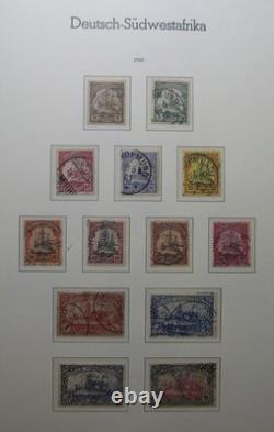 GERMANY Colonies 1895-1913 Collection Lighthouse HINGELESS Albums CV $9K+ KX2