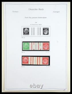 GERMANY REICH 1933-1945 MNH MH Used Combinations in 2 Albums Stamp Collection
