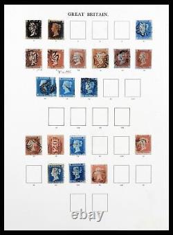 GREAT BRITAIN 1840-1992 MNH MH Used in 2 Windsor Albums Stamp Collection