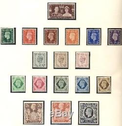 GREAT BRITAIN COLLECTION 1937-1989, two Lindner Albums, Mint, Scott $2,569.00