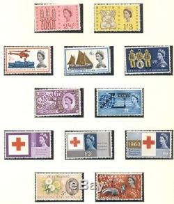 GREAT BRITAIN COLLECTION 1937-1989, two Lindner Albums, Mint, Scott $2,569.00