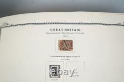 GREAT BRITIAN 1840-1980s COLLECTION OF 1,950+ STAMPS MINT & USED IN SCOTT ALBUM