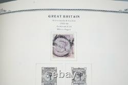GREAT BRITIAN 1840-1980s COLLECTION OF 1,950+ STAMPS MINT & USED IN SCOTT ALBUM