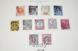 GREAT BRITIAN 1840-1980s COLLECTION OF 1,950+ STAMPS MINT & USED IN SCOTT ALBUM
