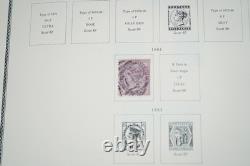 GREAT BRITIAN 1880s-1980s COLLECTION OF 1,050+ STAMPS MINT & USED IN SCOTT ALBUM