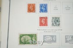 GREAT BRITIAN 1880s-1980s COLLECTION OF 1,050+ STAMPS MINT & USED IN SCOTT ALBUM