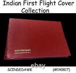 GREAT COLLECTION of INDIA First Flight Covers FFC in a Special Album