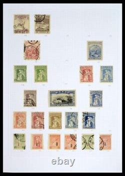 GREECE Classic Modern 1865-2017 MH Used 3 DAVO Albums 40 Hermes Stamp Collection