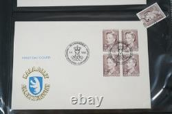 GREENLAND 1987-2010s COLLECTION OF 325+ STAMPS MINT & USED STORED IN ALBUM
