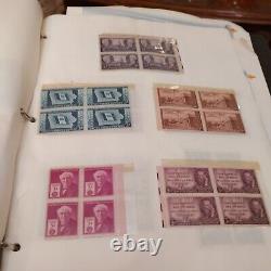 Generous United States stamp collection from 1940s forward. Pages and pages! À++