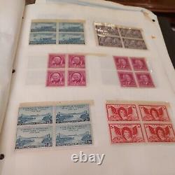 Generous United States stamp collection from 1940s forward. Pages and pages! À++