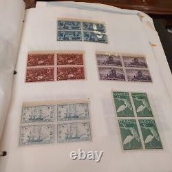 Generous United States stamp collection from 1940s forward. Pages and pages! À++