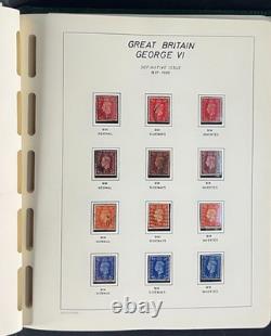 George VI British Commonwealth & Africa Stamp Collection Album Mint & Used ZAYIX