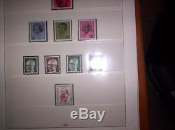German Stamp Collection in Lindner Album Bund 1969-1979