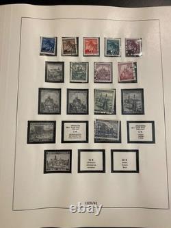 German Stamps in a Beautiful Linder Hingeless Album 39-45 Occupation L1509