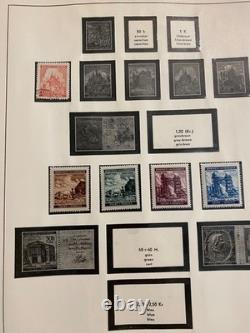 German Stamps in a Beautiful Linder Hingeless Album 39-45 Occupation L1509