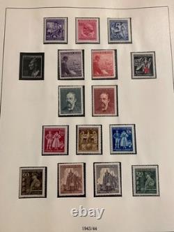 German Stamps in a Beautiful Linder Hingeless Album 39-45 Occupation L1509