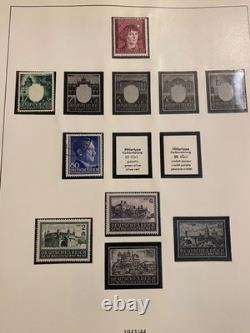 German Stamps in a Beautiful Linder Hingeless Album 39-45 Occupation L1509