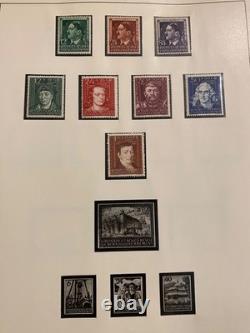 German Stamps in a Beautiful Linder Hingeless Album 39-45 Occupation L1509