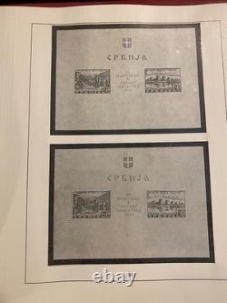 German Stamps in a Beautiful Linder Hingeless Album 39-45 Occupation L1509