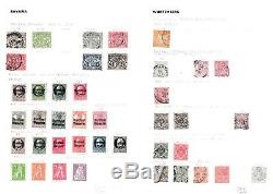 German States & Deutsches Reich Incredible Stamp Collection In Consul Album