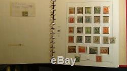 German Zones stamp collection in Safe hingeless album with 374 or so stamps 45-'60