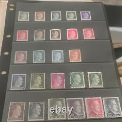 German stamp collection. Historical importance. 1900s forward. Pages value