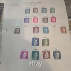 German stamp collection. Historical importance. 1900s forward. Pages value