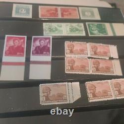 German stamp collection. Historical importance. 1900s forward. Pages value