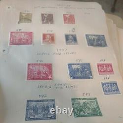 German stamp collection. Historical importance. 1900s forward. Pages value