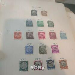 German stamp collection. Historical importance. 1900s forward. Pages value