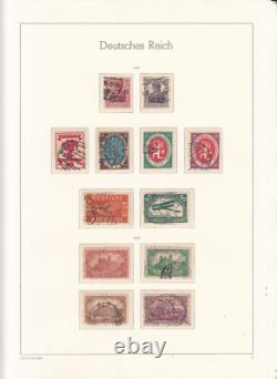 Germany 1919/1923 Inflation stamp collection on Album pages Used