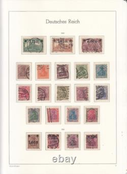 Germany 1919/1923 Inflation stamp collection on Album pages Used
