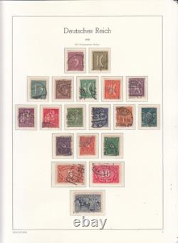 Germany 1919/1923 Inflation stamp collection on Album pages Used