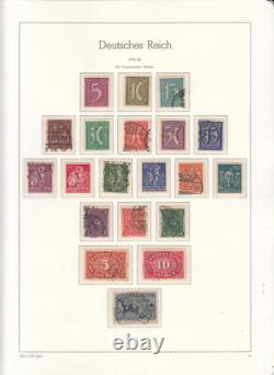 Germany 1919/1923 Inflation stamp collection on Album pages Used