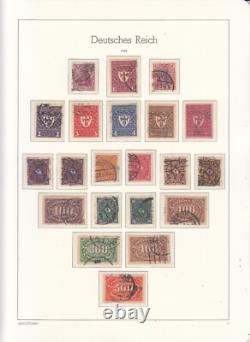 Germany 1919/1923 Inflation stamp collection on Album pages Used