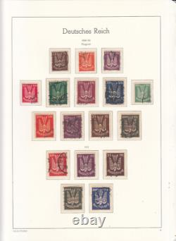 Germany 1919/1923 Inflation stamp collection on Album pages Used