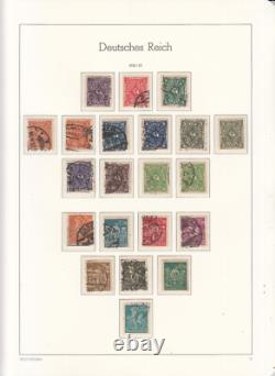 Germany 1919/1923 Inflation stamp collection on Album pages Used