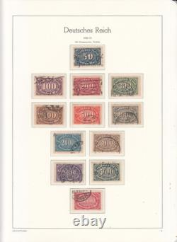 Germany 1919/1923 Inflation stamp collection on Album pages Used