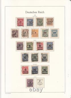 Germany 1919/1923 Inflation stamp collection on Album pages Used