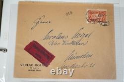 Germany 1920-1923 Specialized Collection Of 74 Inflation Covers In Album