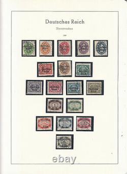 Germany 1920/1932 official stamp collection on Album pages