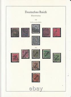 Germany 1920/1932 official stamp collection on Album pages