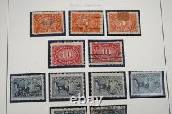 Germany 1920s Inflation Stamp Collection Blocks Part Sheets & Singles In Album