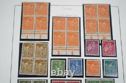 Germany 1920s Inflation Stamp Collection Blocks Part Sheets & Singles In Album